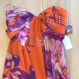 Jessica Simpson strapless maxi dress